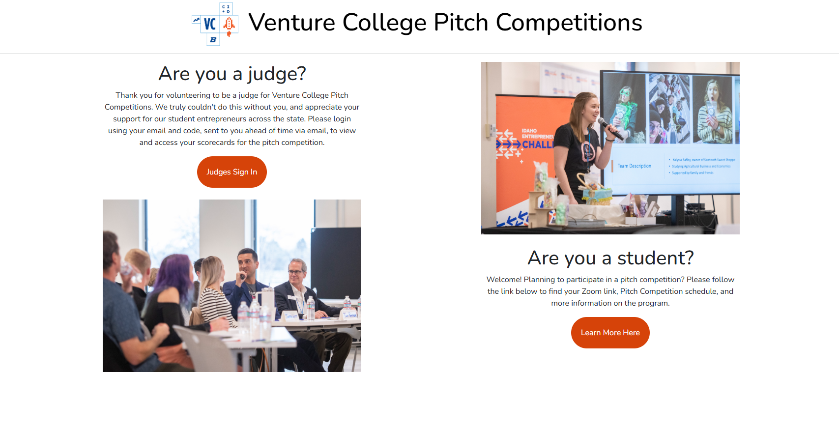 Venture College Pitch Comp Picture