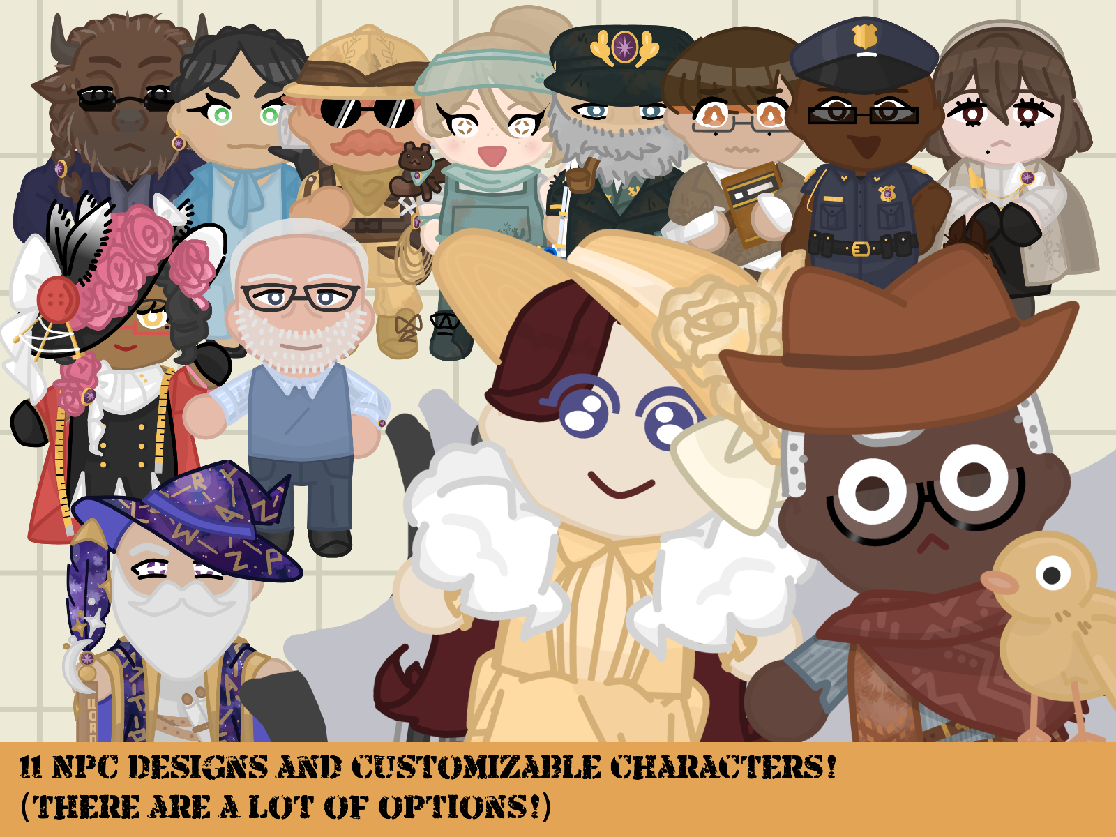 Collection of Characters and Avatars