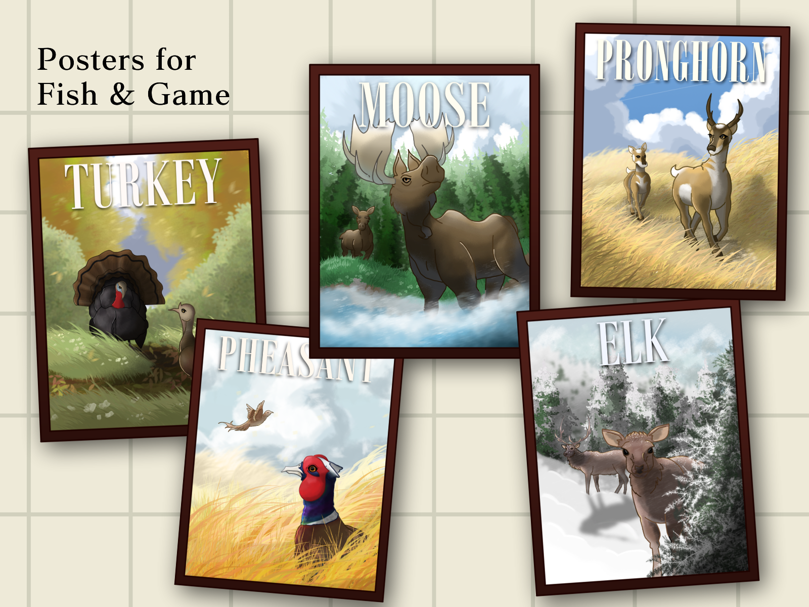 Fish and Game Posters